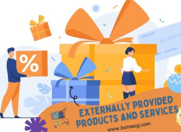 Externally provided products and services